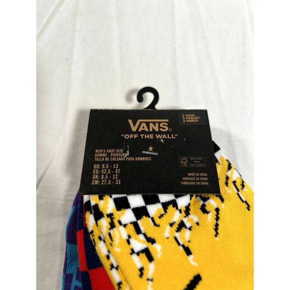 VANS  No Show Ankle Socks Mens One Size 3-Pack NWT - Picture 2 of 4
